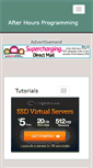 Mobile Screenshot of afterhoursprogramming.com